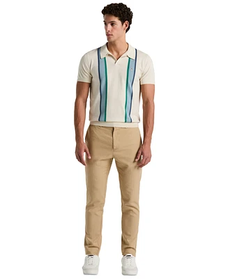 Original Penguin Men's Flat-Front Linen-blend Chino Pants