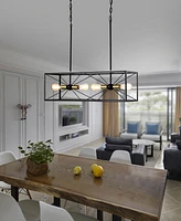 Home Accessories 32" Judith 4-Light Indoor Chandelier