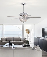 Home Accessories 52" Alora 3-Light Indoor Ceiling Fan Chandelier
