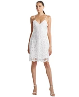 Natori Women's Suzani Lace Scalloped-Hem A-Line Dress