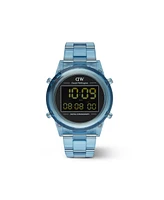 Daniel Wellington Men's Chronograph Blue Plastic Watch, 42mm