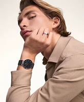 Daniel Wellington Men's Analog Silver Tone Stainless-Steel Watch
