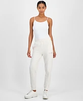 Boss Orange Women's Logo Ribbed-Trim Relaxed Sweatpants