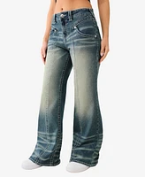 True Religion Women's Bobbi Big T Baggy Jeans