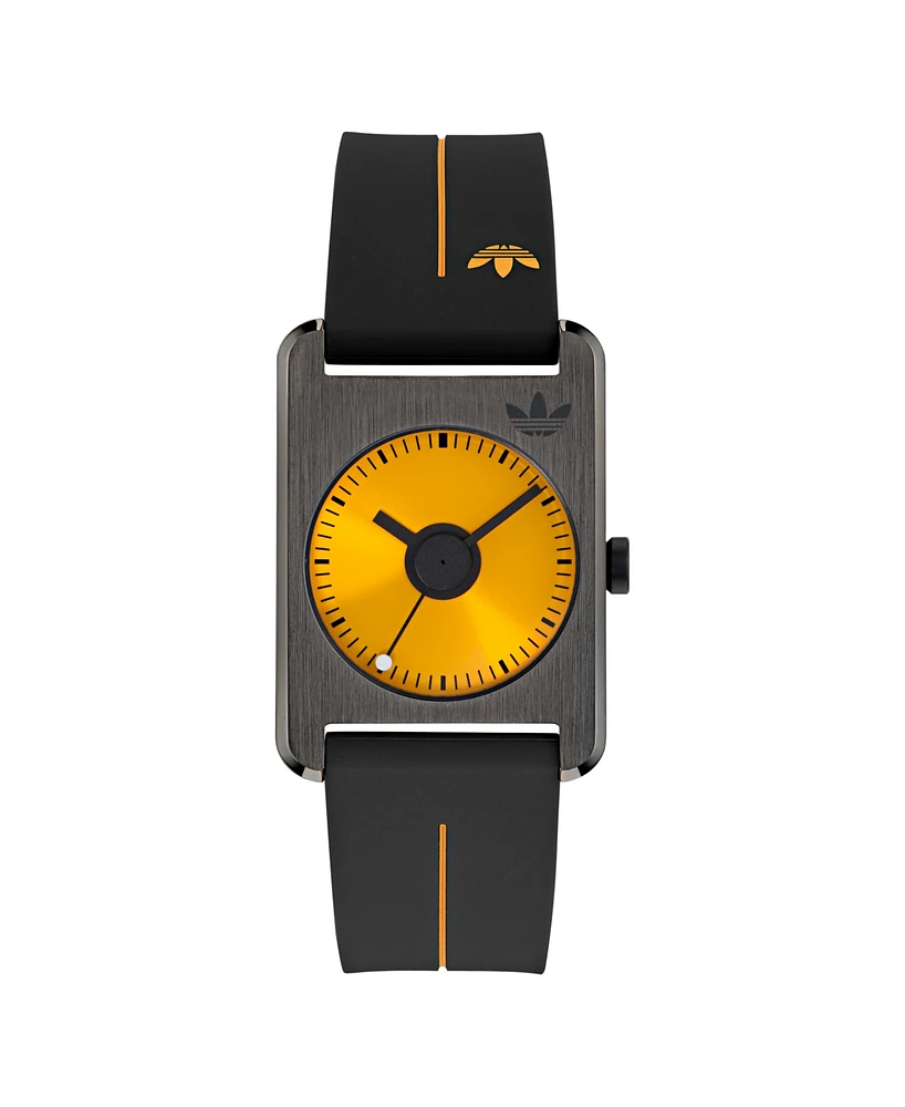 adidas Unisex Analog Black Silicone Watch