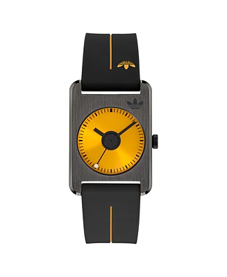 adidas Unisex Analog Black Silicone Watch