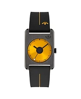 adidas Unisex Analog Black Silicone Watch
