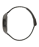 adidas Unisex Digital Black Stainless Steel Watch, 36mm
