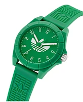adidas Unisex Analog Green Resin Watch