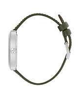 adidas Unisex Analog Green Leather Watch, 37mm