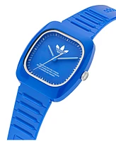 adidas Unisex Analog Blue Polyurethane Watch, 37mm