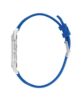 adidas Unisex Analog Blue Silicone Watch, 39mm