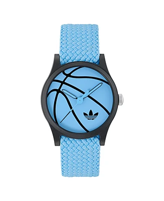 adidas Unisex Analog Blue Nylon Watch, 39mm