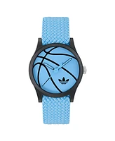 adidas Unisex Analog Blue Nylon Watch, 39mm