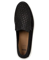 Boss by Hugo Men's Sienne Embossed Monogram Loafer