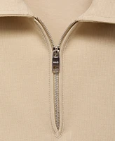 Mango Men's Structured Zip Collar Polo Shirt