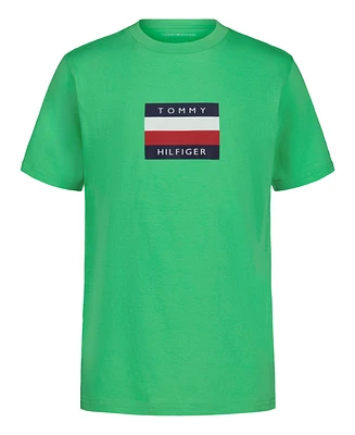 Tommy Hilfiger Toddler and Little Boys Signature Chest Stripe Short Sleeve T-Shirt