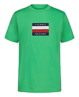 Tommy Hilfiger Toddler and Little Boys Signature Chest Stripe Short Sleeve T-Shirt