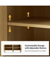 Modern Martha 63"Wide 4 door Sideboard