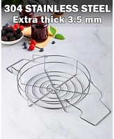 Cook N Home 12-inch Canning Rack, Stainless Steel Steamer Canning Jar Rack