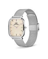 Daniel Wellington Men's Analog Silver Tone Stainless-Steel Watch, 32mm