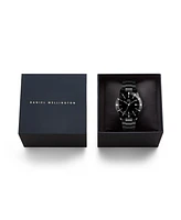 Daniel Wellington Men's Analog Black Stainless-Steel Watch, 40mm