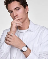 Daniel Wellington Men's Analog Leather Watch