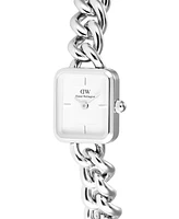 Daniel Wellington Women's Analog Silver Tone Stainless-Steel Watch, 16mm