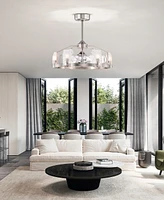 Home Accessories 28" Luciala 6-Light Indoor Ceiling Fan Chandelier