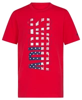 adidas Big Boys Short Sleeve American Flag T-Shirt