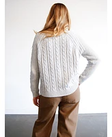 Able Women's Claudette Fisherman Sweater