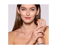 Anna Zuckerman Lucia Brilliante Necklace in Argyle Pink