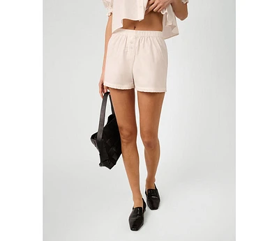 WeWoreWhat Women's Ruffle Boxer Short