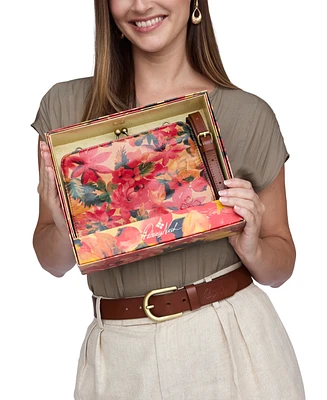 Patricia Nash Boxed Amari Kisslock Small Crossbody Frame Bag