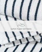 ienjoy Home Cabana Stripe Cotton 2-Pack Beach Towels, 30" x 70"