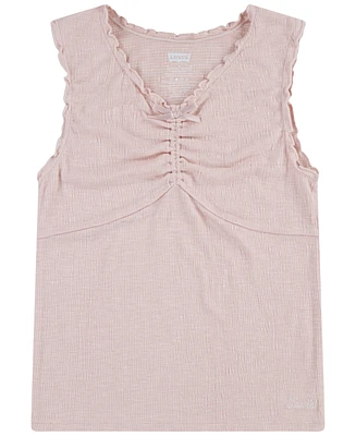 Levi's Big Girls Crinkled Tank T-Shirt