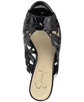 Jessica Simpson Women's Justera Cutout Floral Mules