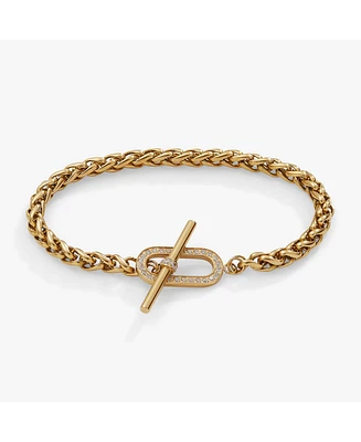 Alex and Ani Pave Toggle Chain Bracelet