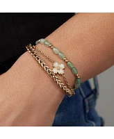 Four Leaf Clover Stranded Bracelet Set