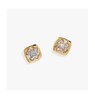 Crystal Clover Mini Studs