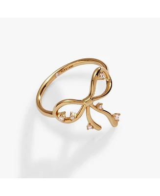 Alex and Ani Coquette Bow Ring
