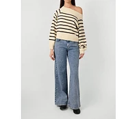 WeWoreWhat Women's Off Shoulder Sweater
