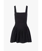 WeWoreWhat Women's Corset Peplum Mini Dress