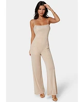Bebe Women's Ombre Embellished Jumpsuit