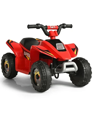 6V Kids Electric Atv 4 Wheels Ride-On Toy