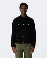 Furniq Uk Men's Men s Suede Trucker Jacket, Created for Macy