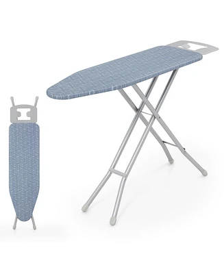 48 Inch x 13.5 Ironing Board with Iron Rest, Full Size Iron Stand with 3 Layers Extra Thick Cover
