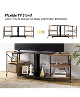 Patricio Flexible Tv Stand with Power Outlets