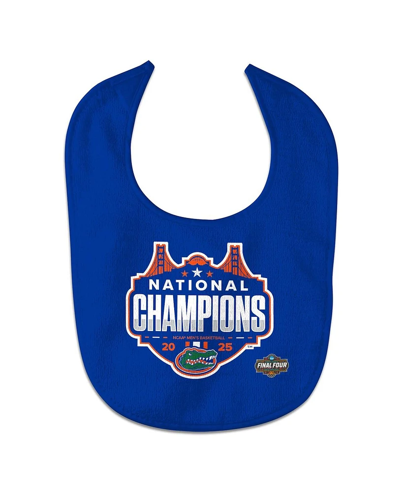 Wincraft Infant Florida Gators 2025 Ncaa Men's Basketball National Champions All Pro Baby Bib