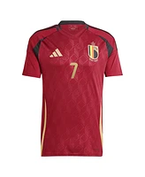 Adidas Men's Kevin De Bruyne Burgundy Belgium National Team 2024 Home Replica Player Jersey